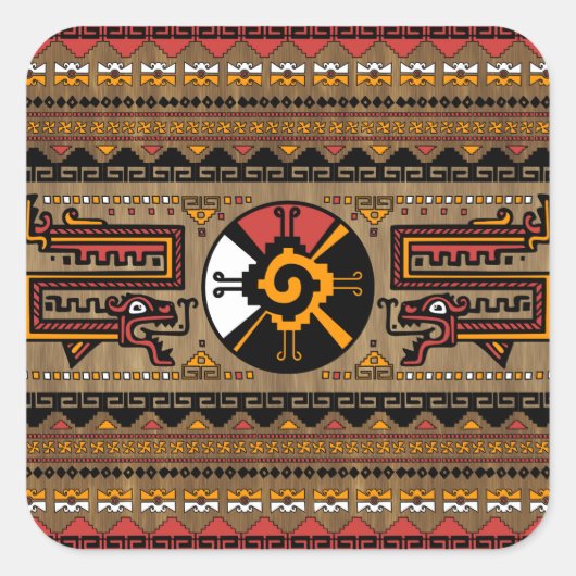 フナカラフルブクマヤンのシンボル#5 スクエアシール (正面)