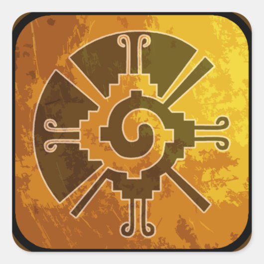 フナブクブラウンステッカー スクエアシール (正面)