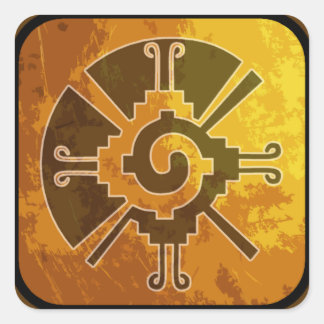 フナブクブラウンステッカー スクエアシール