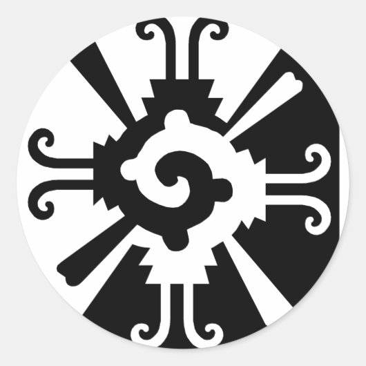 フナブクー黒白 ラウンドシール (正面)