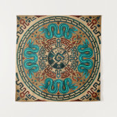 フナブク両頭蛇身 – カラー タペストリー (正面(横))