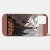 フニクレアレブレヴェントケーブルカーのポスター Case-Mate iPhoneケース (裏面 (横))