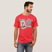 フニークサポッサム 食べ過ぎて車に轢かれちゃった vi tシャツ (正面フル)