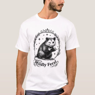 フニークリポッサムのユーモア 森の動物Tシャツ Tシャツ