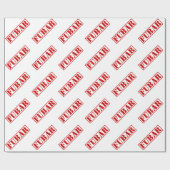 フバル ラッピングペーパー (フラット)