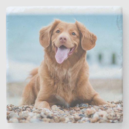 フパーソナライズされたォカスタムト ストーンコースター (正面)