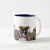 フパーソナライズされたォトペットマグ19 ツートーンマグカップ (正面右)