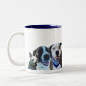 フパーソナライズされたォトペットマグ19 ツートーンマグカップ (左)