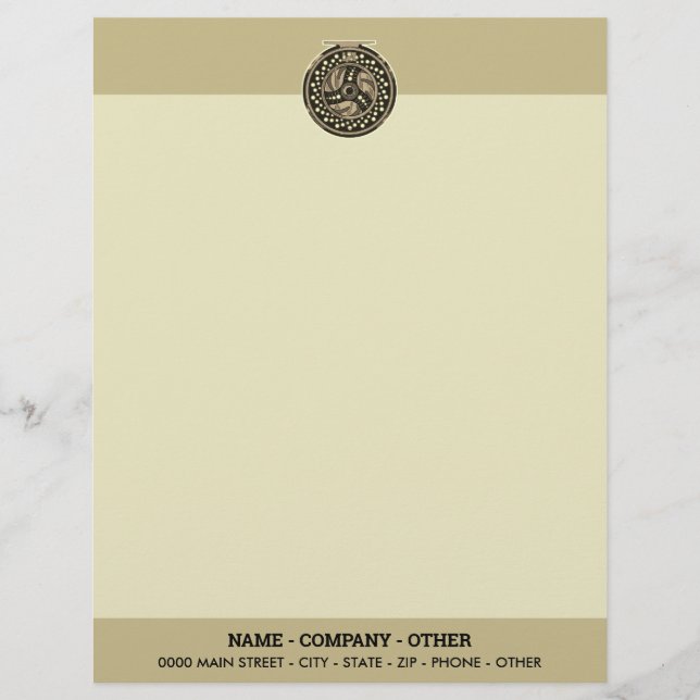 フパーソナライズされたライフィッシングリールアートアングラーズ レターヘッド (正面)