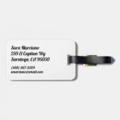 フパーソナライズされたラグハートラゲッジタグ ラゲッジタグ (裏面横)