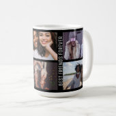 フパーソナライズされた最高のレンズフォーエバー6フォトカスタム コーヒーマグカップ (正面右)