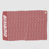 フビ最高のー·エヴァー ゴルフタオル (横)