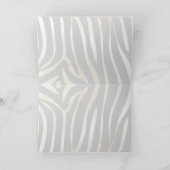 フファンシーリーズとゼブラチャックボード文字感謝していY サンキューカード (内部)