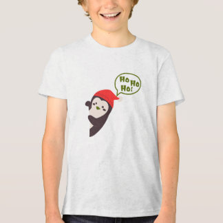 フフフのクリスマス ピーピングペンギン トライブレンドTシャツ