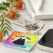 フフフフフフフフフフフフフフフ猫 キーホルダー (正面右)