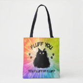 フフフフフフフフフフフフフフフ猫 トートバッグ (正面)