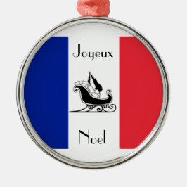 フフランスのァグJoyeux Noelクリスマスフランスの装飾品 メタルオーナメント