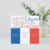 フフランスのラグ付きのテーフランスのマパーティ 招待状 (スタンド正面)