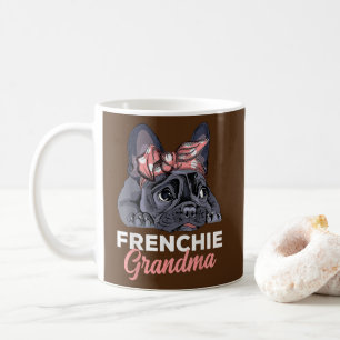 フフランスのレンチー・ドッグの母の日 コーヒーマグカップ