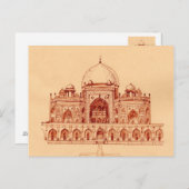 フマユンの墓 ポストカード (正面/裏面)