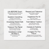 フマンズ ポストカード (正面)