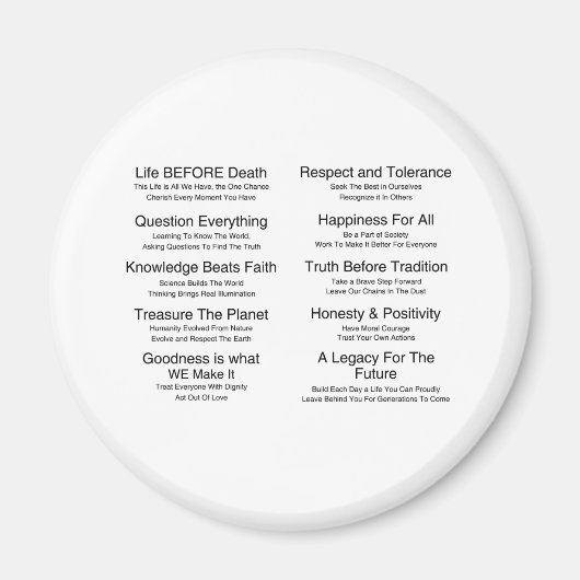 フマンズ マグネット (正面)