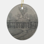 フミストンプール（ポンティアック， IL）オーナメント セラミックオーナメント (左)