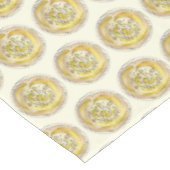 フムスの家の鶏地中海ののフードディップ テーブルクロス (アングル)