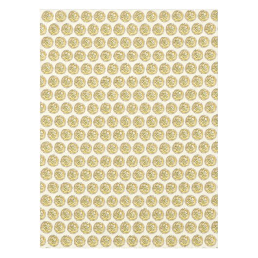 フムスの家の鶏地中海ののフードディップ テーブルクロス (正面)