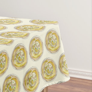 フムスの家の鶏地中海ののフードディップ テーブルクロス