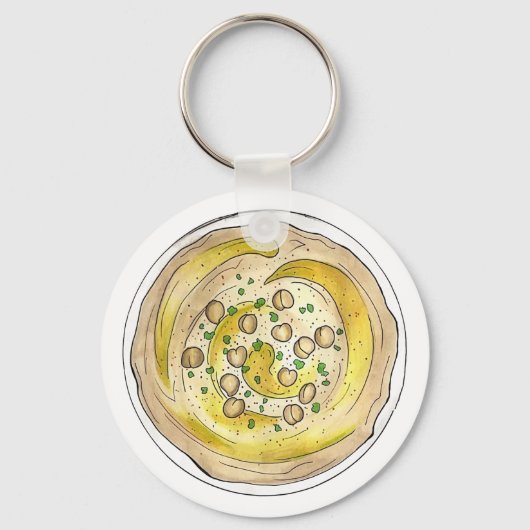 フムスの家地中海の生中東食 キーホルダー (正面)