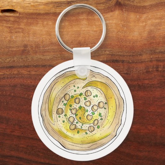 フムスの家地中海の生中東食 キーホルダー (正面)