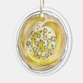 フムスの家地中海の生中東食 セラミックオーナメント (左)