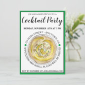 フムスひよこ地中海の豆フードカクテルパーティー 招待状 (スタンド正面)