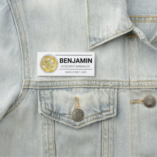 フムス家のニワトリ地中海のフードカフェ 名札 (インサイチュ)