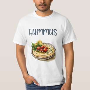 フムス   ビーガンクリーミー、セイボリーアドベンチャー Tシャツ