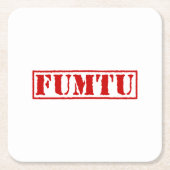 フムツ スクエアペーパーコースター (正面)