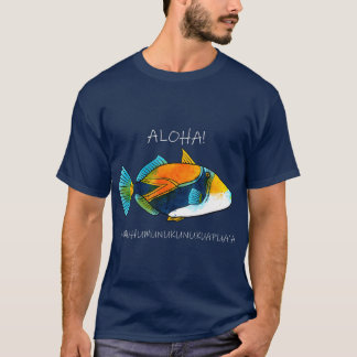 フムフムヌクヌクアクアオレロハワイアンリーフT Tシャツ