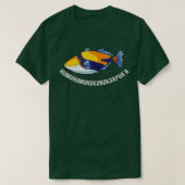 フムフムヌクヌクアプアハワイアン州魚 Tシャツ (デザイン正面)
