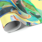 フムフムヌクヌクアプアハワイフィッシュラッピング紙 ラッピングペーパー (ロールコーナー)