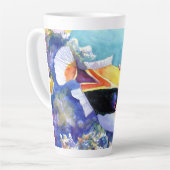 フムフムヌクヌクアプアフィッシュ カフェラテマグ (左アングル)