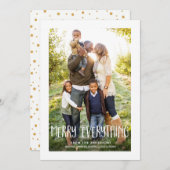 フメリーォトホリデークリスマスカード シーズンカード (正面/裏面)