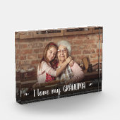 フモダンォトイラブマイおばあちゃんハート フォトブロック (左)