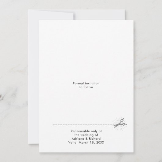 フモダンォトフリーブーズクー結婚ポンズ  セーブザデート (裏面)