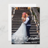 フモダンォ得トWe Brushス結婚したクリプト ポストカード (正面/裏面)