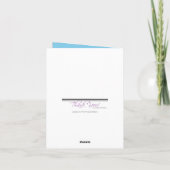 フモダンロッシュエッフェルタワーパリサンキューカード サンキューカード (裏面)