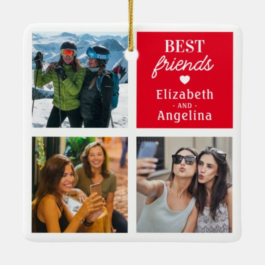 フモダン最高のァン写真 セラミックオーナメント (裏面)