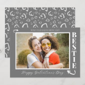 フモダン最高のレンドズ・ガレンティンの日のベスティー写真 シーズンカード (正面/裏面)