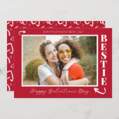 フモダン最高のレンドズ・ガレンティンの日のベスティー写真 シーズンカード (正面/裏面)