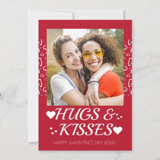 フモダン最高のレンドズ・ガレンティンの日のベスティー写真 シーズンカード (正面)